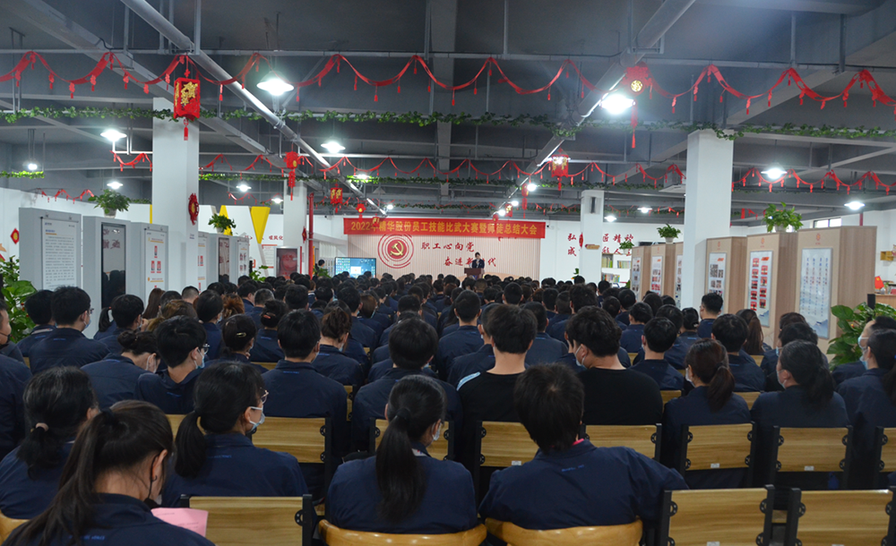 公司舉行技能比武大賽暨師帶徒總結(jié)大會(圖1)