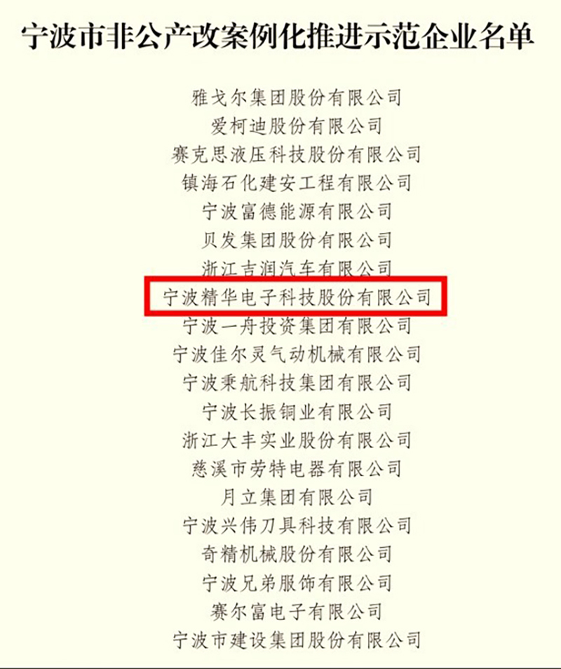 熱烈祝賀我司被評為市級非公產改案例化推進示范企業(yè)(圖1)