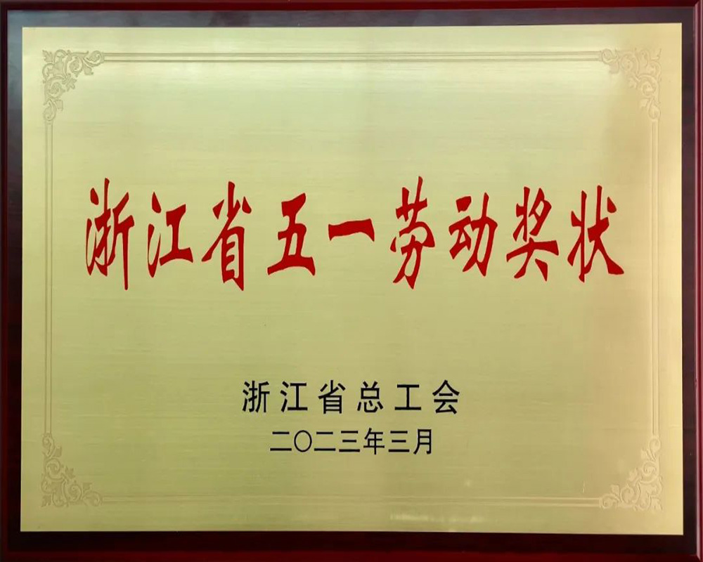 寧波精華電子科技股份有限公司被授予浙江省“五一勞動(dòng)獎(jiǎng)狀”(圖2)