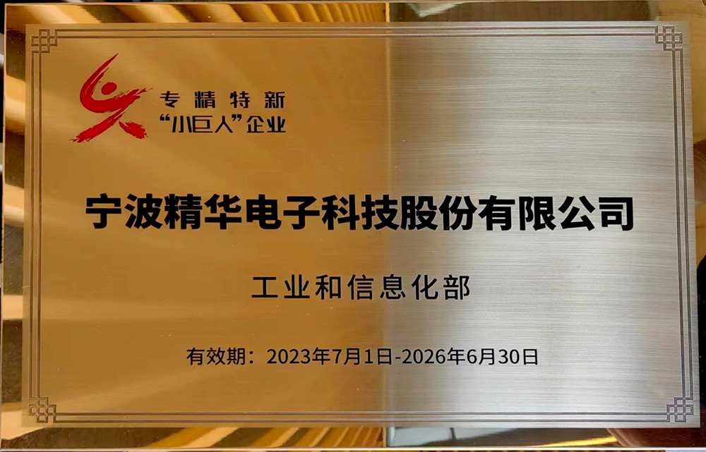公司成功通過專精特新“小巨人”企業(yè)復(fù)評，創(chuàng)新實力再獲認可(圖1)